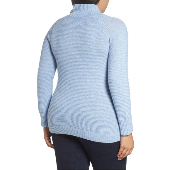 Lucky Brand Lace-Up Front Plus Size Sweater - Picture 2 of 6